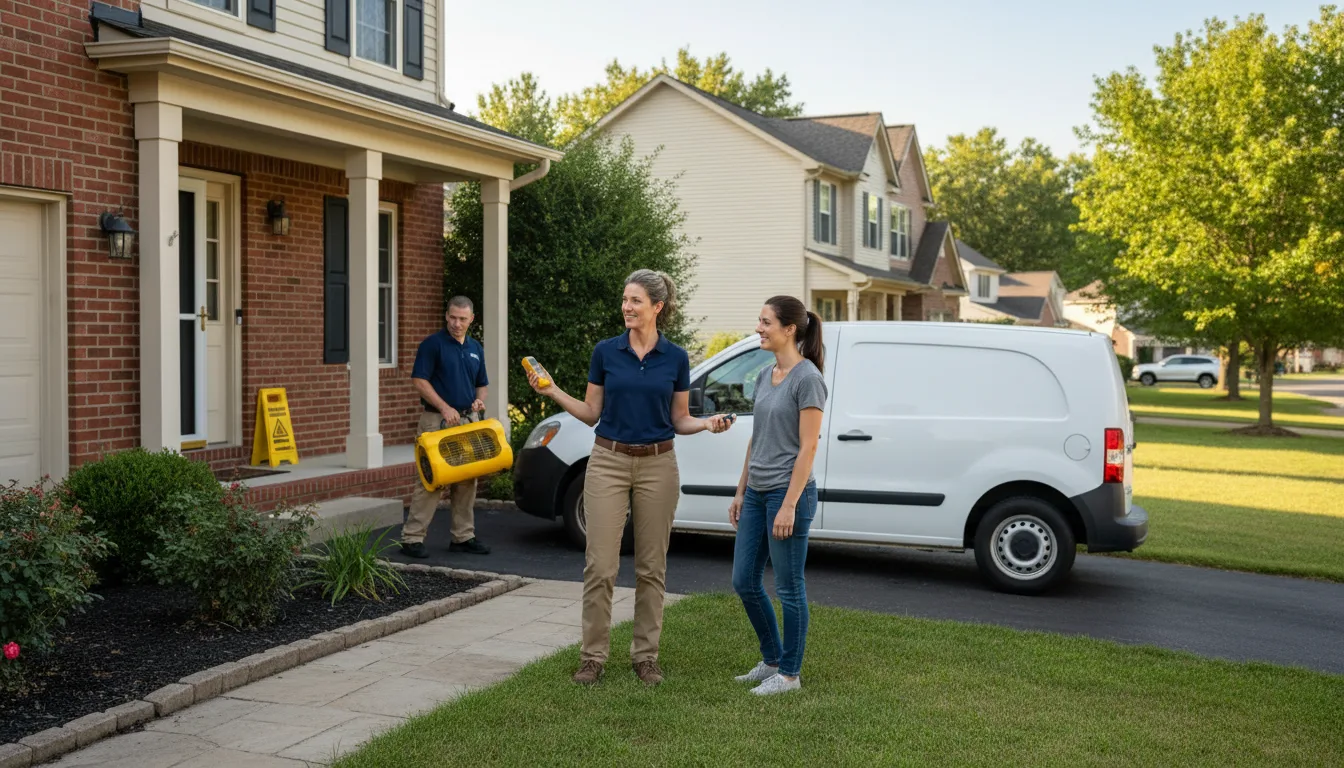 Water restoration image for Home Water Damage Repair in Point Comfort, TX